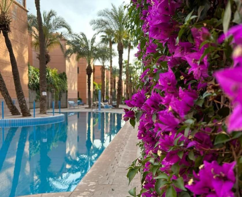 Joli Appartement T2 Residence Avec Piscines Marrakesch Exterior foto